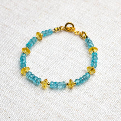 Citrin & Apatit Armband - Dianas Klosterlädchen