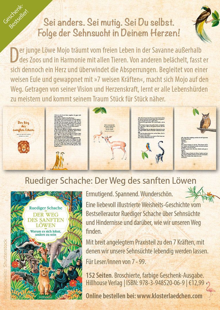 Der Weg des sanften Löwen | Roman - Dianas Klosterlädchen