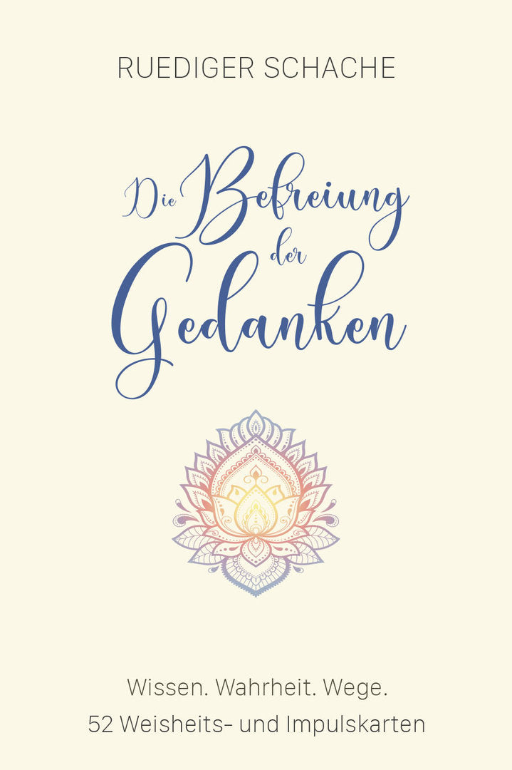 Die Befreiung der Gedanken | 52 Weisheits- und Impulskarten - Dianas Klosterlädchen