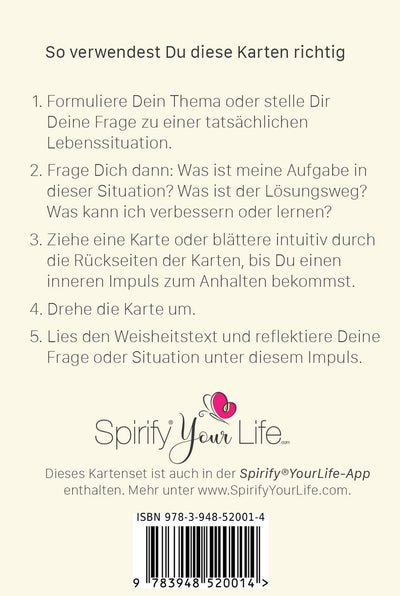 Die Befreiung der Gedanken | 52 Weisheits- und Impulskarten - Dianas Klosterlädchen