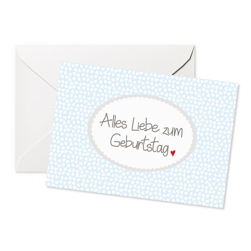 Doppelkarte Alles Liebe zum Geburtstag - Dianas Klosterlädchen