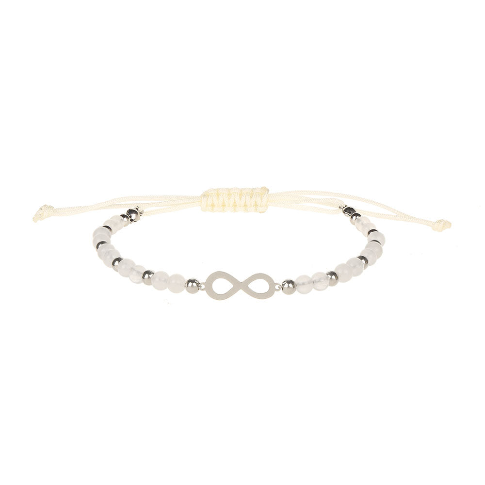 Echtsteinarmband liegende Acht - Dianas Klosterlädchen