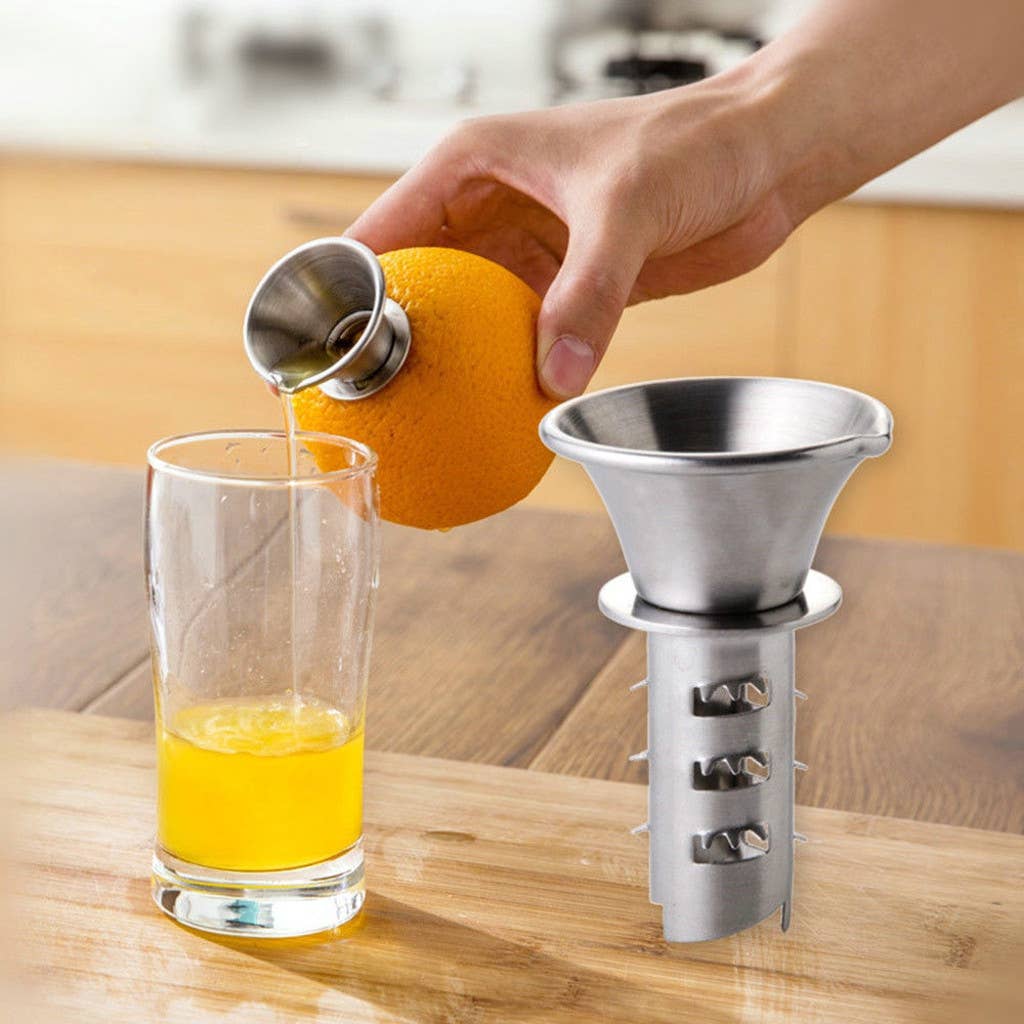 Edelstahlpresse für Zitronen und Orangen - Dianas Klosterlädchen