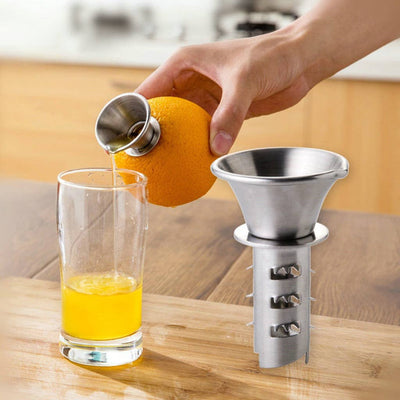 Edelstahlpresse für Zitronen und Orangen - Dianas Klosterlädchen