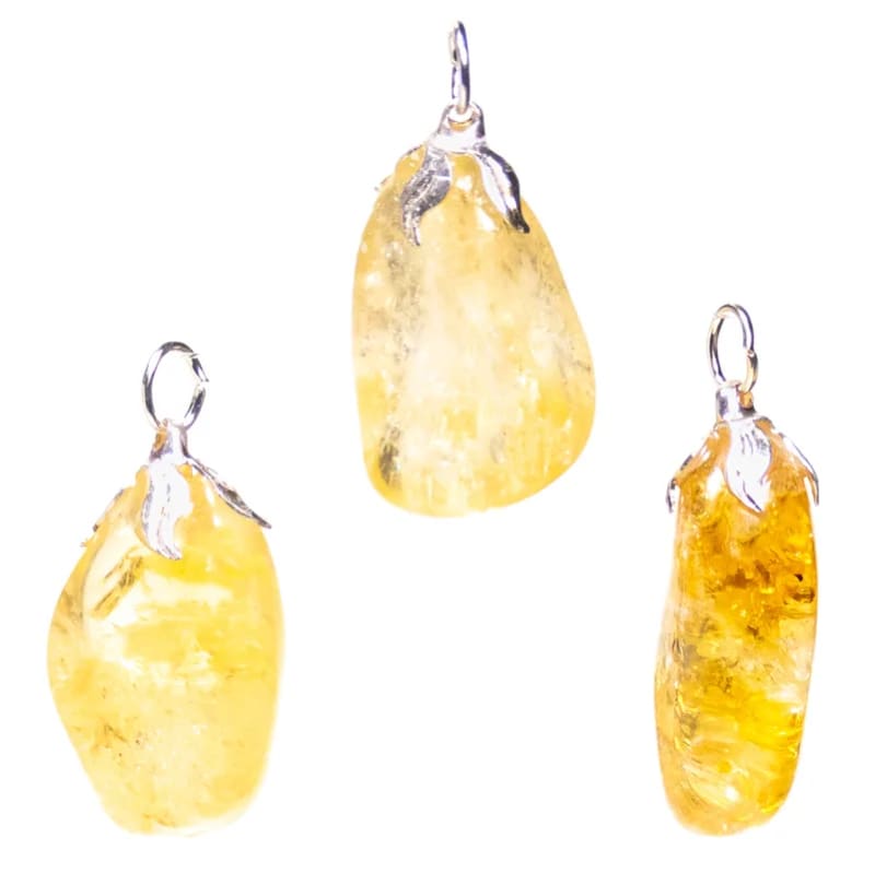 Edelsteinanhänger Citrin (gebrannter Amethyst) - Dianas Klosterlädchen