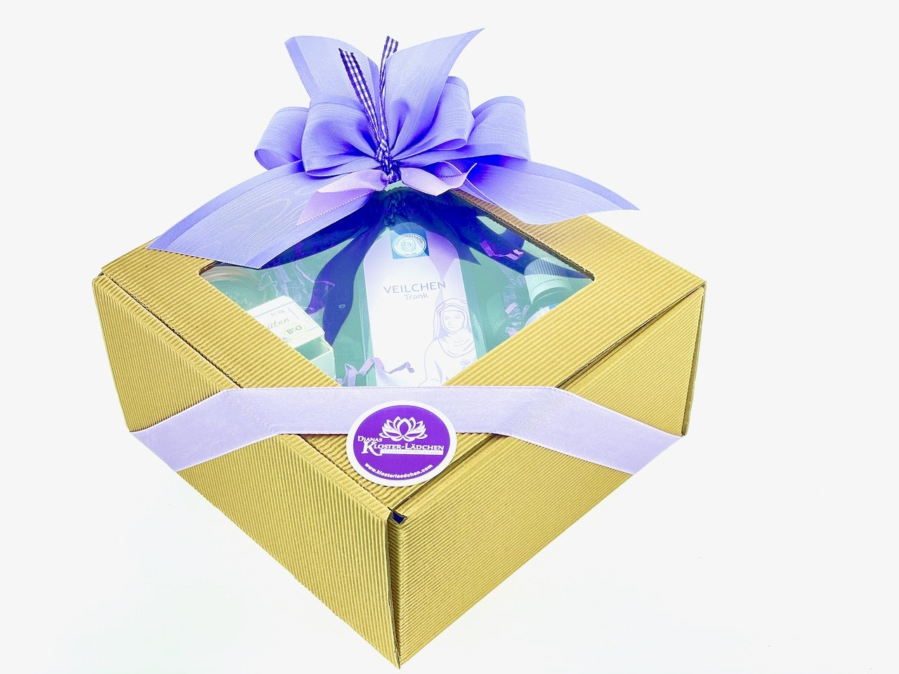 Geschenkbox groß mit Sichtfenster - Dianas Klosterlädchen