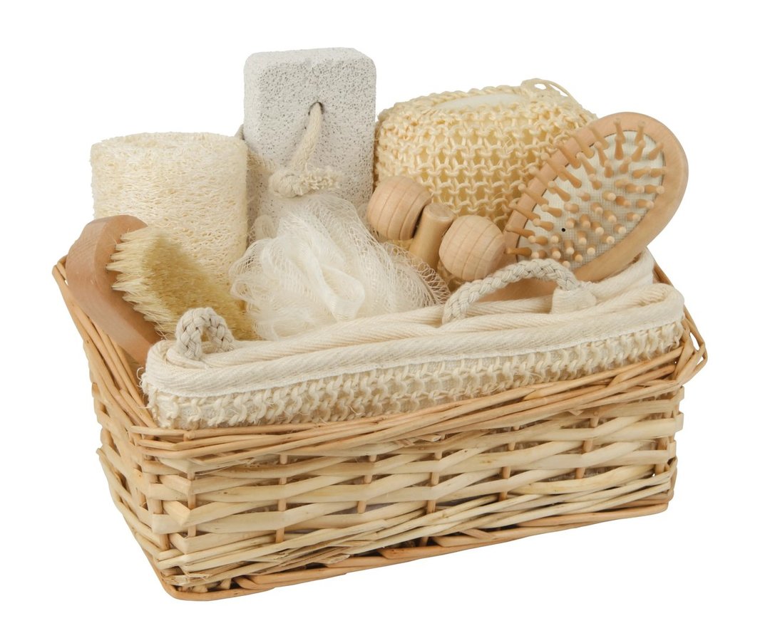 Geschenkset »Spa« im Weidenkorb - Dianas Klosterlädchen