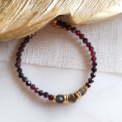 Granat Armband ALEXIA - Dianas Klosterlädchen