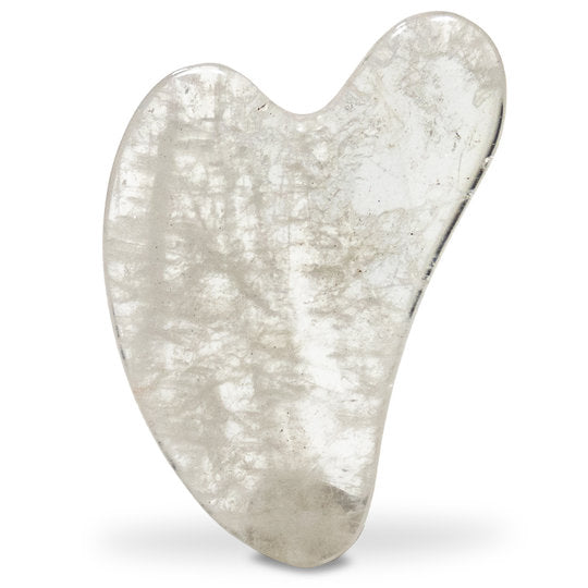 Gua sha Massagestein | Bergkristall - Dianas Klosterlädchen
