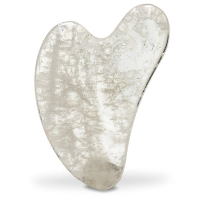 Gua sha Massagestein | Bergkristall - Dianas Klosterlädchen