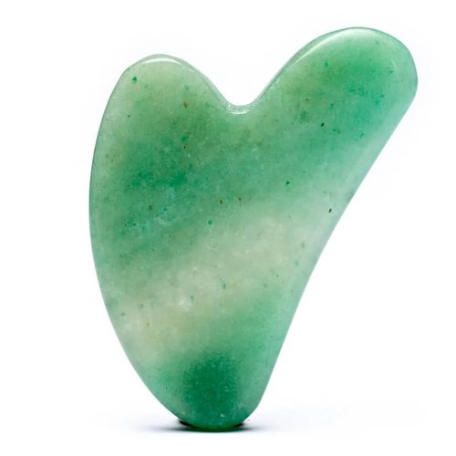 Gua sha Massagestein Grüner Aventurin - Dianas Klosterlädchen