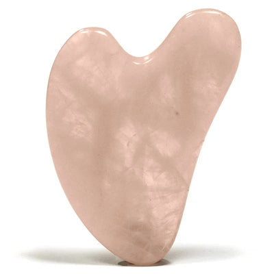 Gua sha Massagestein Rosenquarz - Dianas Klosterlädchen