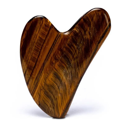 Gua sha Massagestein | Tigerauge - Dianas Klosterlädchen