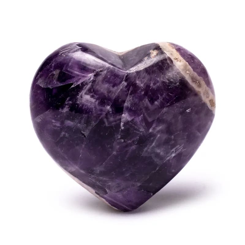 Handschmeichler Herz Amethyst 3,5-4 cm - Dianas Klosterlädchen