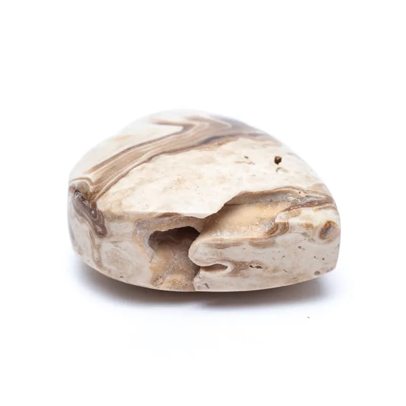 Handschmeichler | Sorgenstein Brauner Aragonit Herz 5,5 cm - Dianas Klosterlädchen