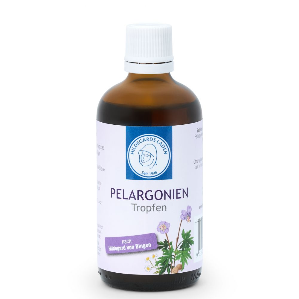 Pelargonien Tropfen 100ml | Hildegard von Bingen - Dianas Klosterlädchen