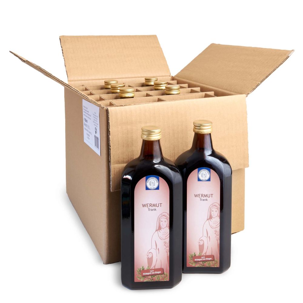 Wermut Trank 8 Flaschen Kurpackung 4000ml | Hildegard von Bingen - - Dianas Klosterlädchen