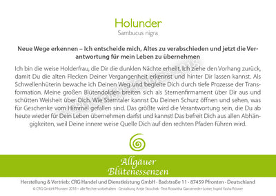 Holunder 50ml | Allgäuer Blütenessenz   @klosterlaedchen.com