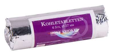 Kohletabletten 2,7 cm 1 Rolle à 6 Tabletten - Dianas Klosterlädchen