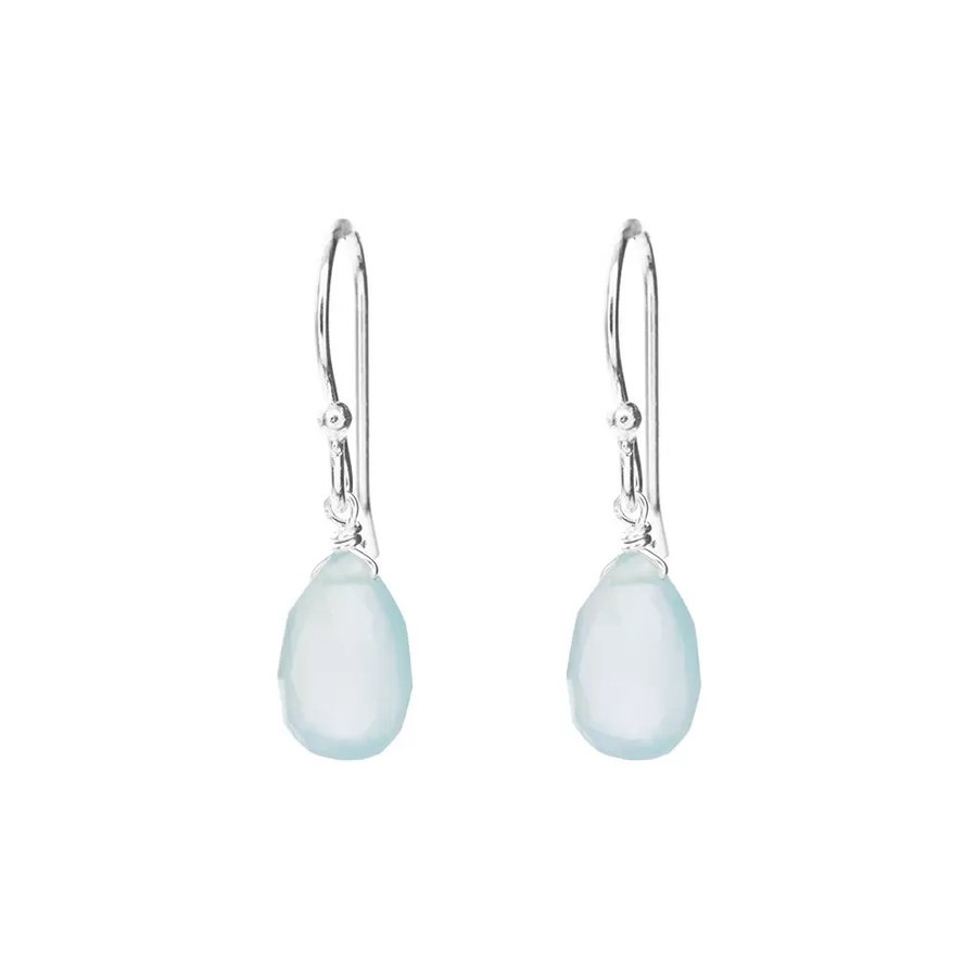 Ohrringe Tropfen 925 Sterlingsilber Aqua Calzedon - Dianas Klosterlädchen