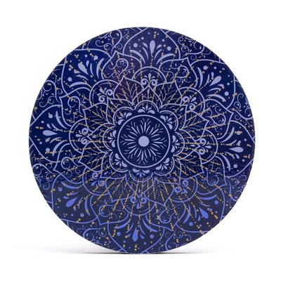 Untersetzer mandala blau set@klosterlaedchen 