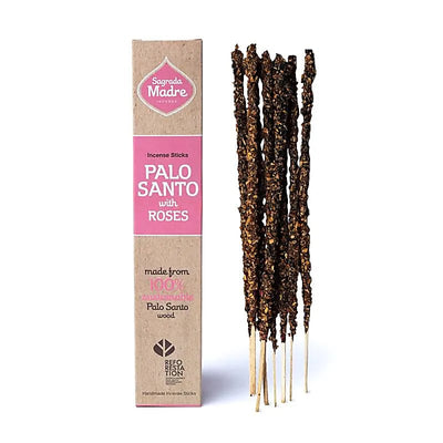 Sagrada Madre Räucherwerk Palo Santo & Rose 8 Sticks in www.klosterlaedchen.com