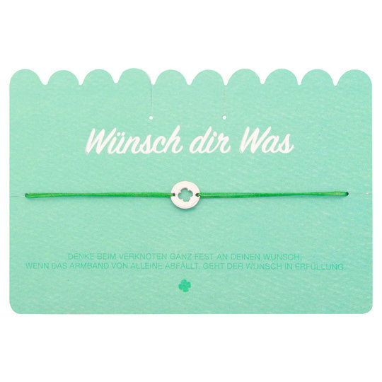 Wunscharmband "Kleeblatt" - Dianas Klosterlädchen