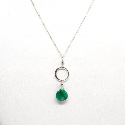 Smaragd Ring Halskette | Silber im www.klosterlaedchen.com