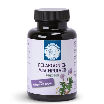 Pelargonien Mischpulver 90 Kapseln | Hildegard von Bingen - Dianas Klosterlädchen