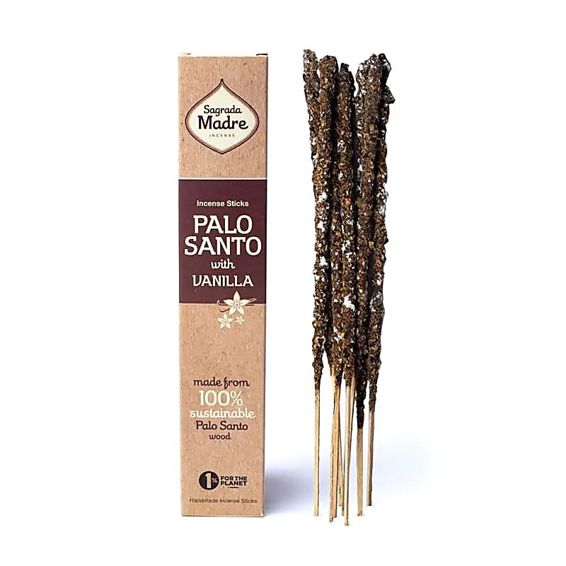 Sagrada Madre Räucherwerk Palo Santo & Vanille 8 Sticks in www.klosterlaedchen.com