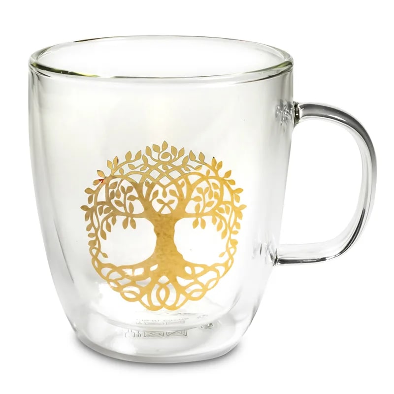 Teeglas doppelwandig Baum des Lebens - Dianas Klosterlädchen