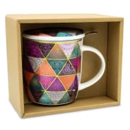 Geschenk-Set Teetasse Patchwork - Dianas Klosterlädchen