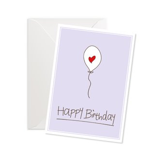 Doppelkarte Happy Birthday - Dianas Klosterlädchen