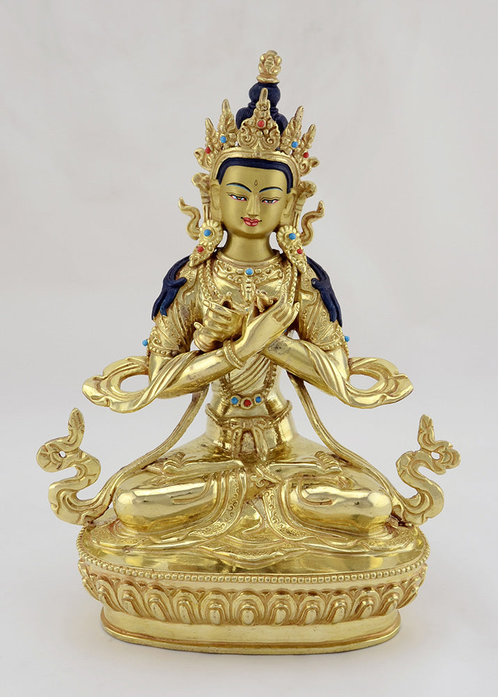 Vajradhara Tara | Buddha der Erleuchtung | 22cm | vollvergoldet & handbemalt - Dianas Klosterlädchen
