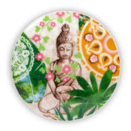 Geschenk-Set Teetasse mit Teesieb Buddha Paradies - Dianas Klosterlädchen