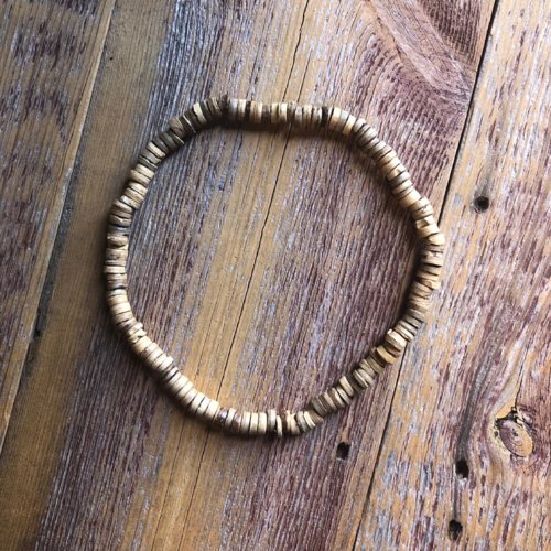 Kokos-Perlen-Halskette aus Holz für Männer @klosterlaechen.com