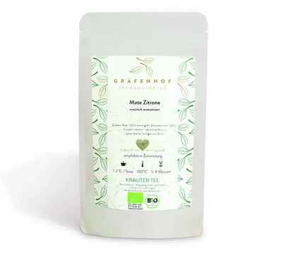 Gräfenhof BIO Matetee Zitrone | 100g - Dianas Klosterlädchen
