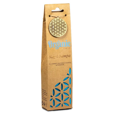 Organic Goodness Nag Champa Weihrauchkegel + Halter @klosterlaedchen.com