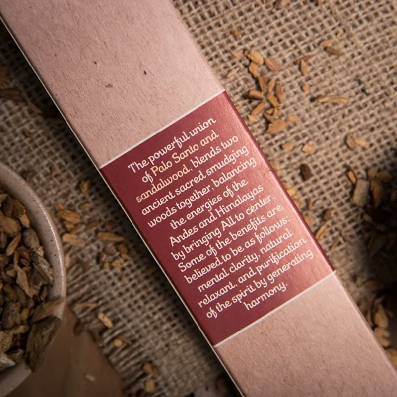 Sagrada Madre Räucherwerk Palo Santo & Sandelholz - Dianas Klosterlädchen