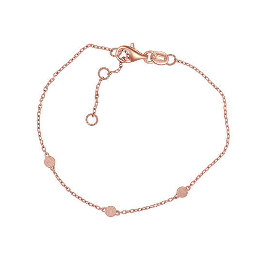 Armband mit 3 Dots rose vergoldet - Dianas Klosterlädchen