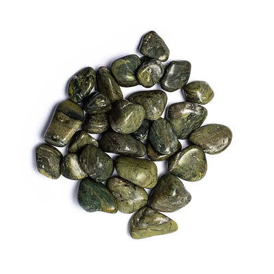 Grüner Jaspis Trommelsteine A Qualität 3-4 cm 1 kg