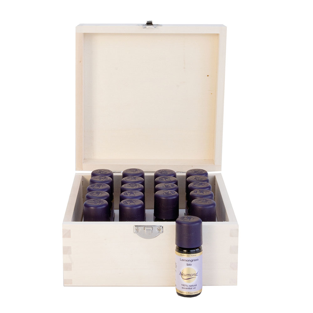 Holzbox für 20 ätherische Öle (5/10ml) @klosterlaedchen