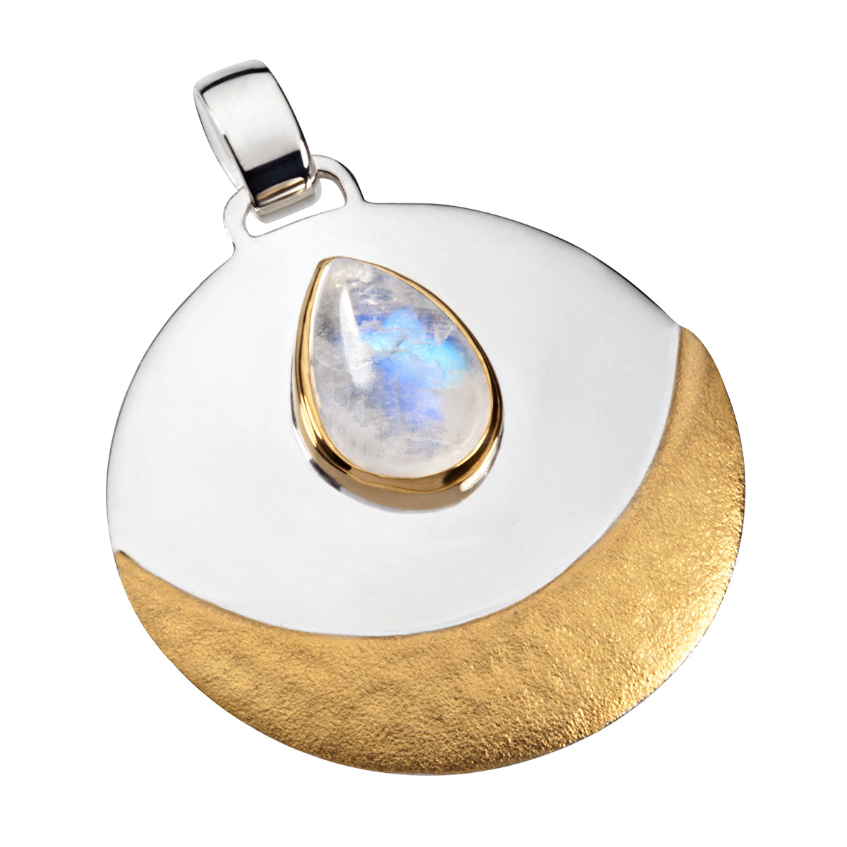 »Intuition« | Anhänger mit Goldmond-Symbolik - Dianas Klosterlädchen