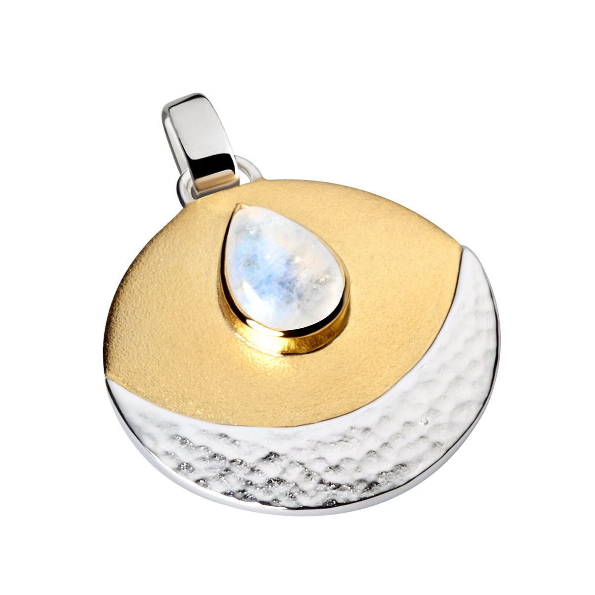 »Intuition« | Anhänger mit Silbermond-Symbolik - Dianas Klosterlädchen