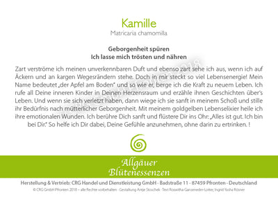 Kamille 50ml | Allgäuer Blütenessenz @klosterlaedchen