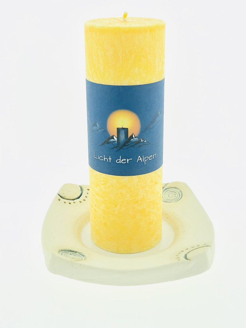Kerzenständer für Licht der Alpen A2 | Spirale eckig - Dianas Klosterlädchen