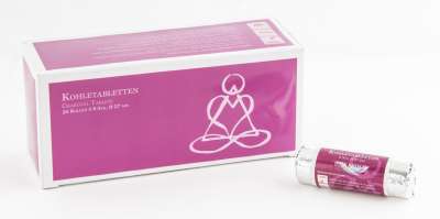Kohletabletten 2,7 cm 1 Rolle à 6 Tabletten - Dianas Klosterlädchen