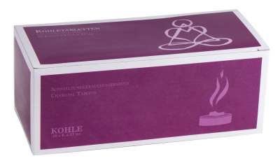 Kohletabletten 2,7 cm 1 Rolle à 6 Tabletten - Dianas Klosterlädchen