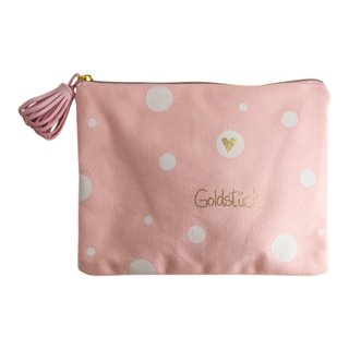 Kosmetiktasche Gold "Goldstück" - Dianas Klosterlädchen