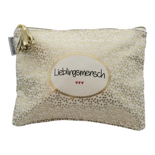 Kosmetiktasche "Lieblingsmensch" - Dianas Klosterlädchen